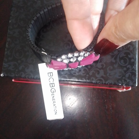 BCBGeneration Le Piaget Black Stretch Bracelet - Picture 3 of 4